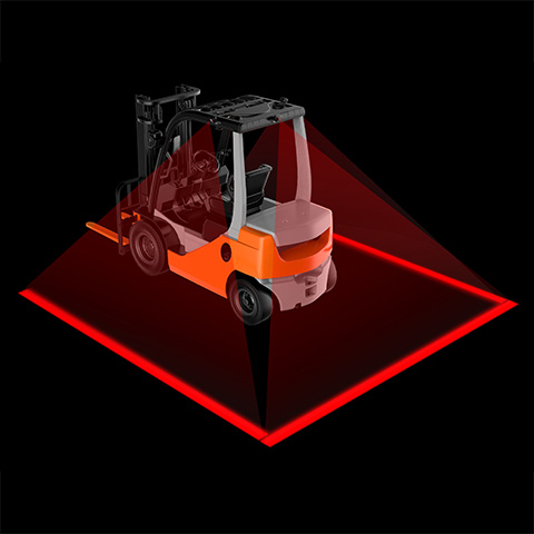 Forklift Safety Lamp application scene