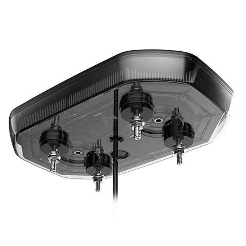 TA71 LED mini lightbar series bolt mounting bottom view
