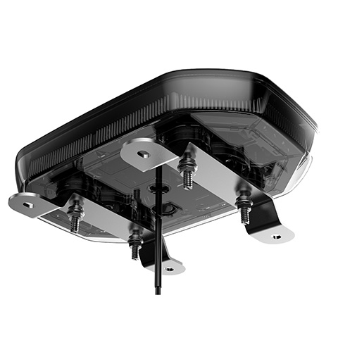 TA71 LED mini lightbar series bracket mounting bottom view