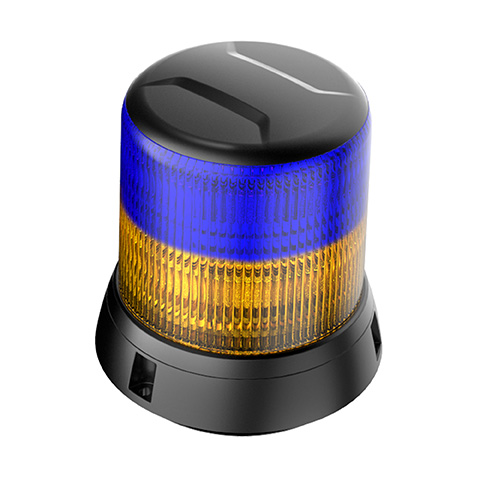 TA82 series LED beacon Blue Amber color lighting effect