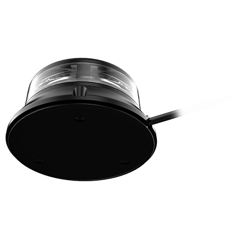 TA93 series micro LED beacon Magnet mounting bottom view