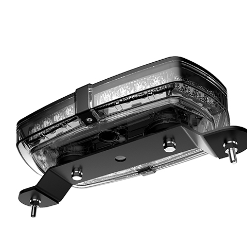 TA94 LED 9 inches lightbar series bracket mounting bottom view