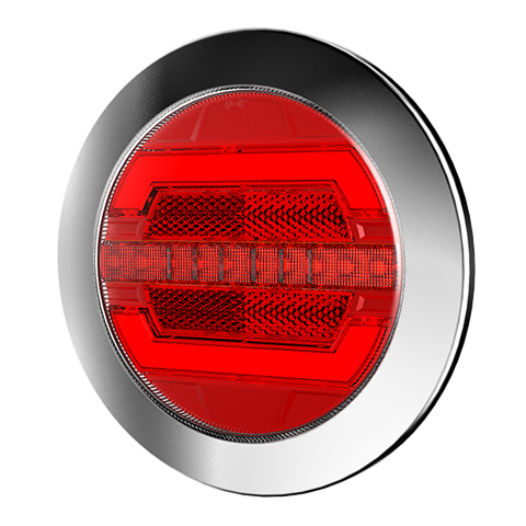 SB21 combination signal lamp with chrome bezel